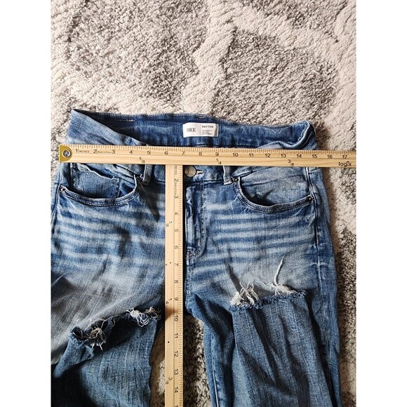 BKE Jeans 31x27 Denim Mid Rise Payton Denim Dark Wash Ankle Skinny Universal Fit - Picture 4 of 8